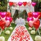 15PCS Rose Gold & Red Heart Foil Balloons – Valentine’s Day, Wedding, Birthday, Bridal & Baby Shower Decorations
